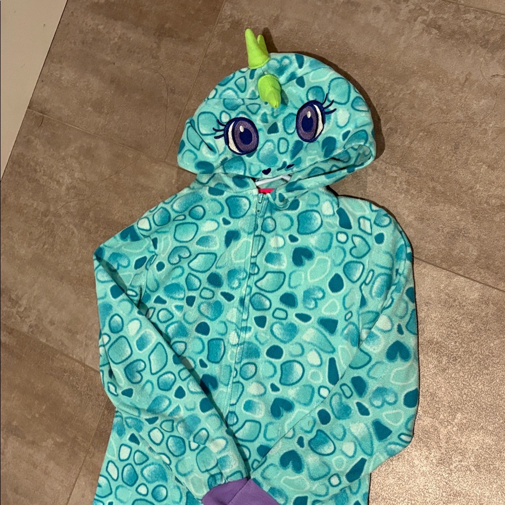 Dinosaur hoodie pajama